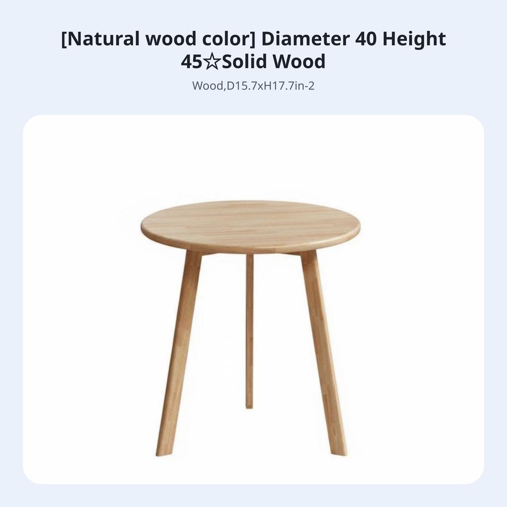 Three-Legged circular table Minimalist Design Accent Tables Multi-Purpose Sturdy Construction for Students