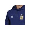Adidas Originals Trefoil Print Logo Argentina Football Hooded Pullover Sweatshirt Men Tops Blue IC1852