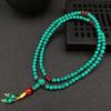 Tibetan Style 108-Bead Turquoise Bracelet - Unisex Tourist Attraction Accessory