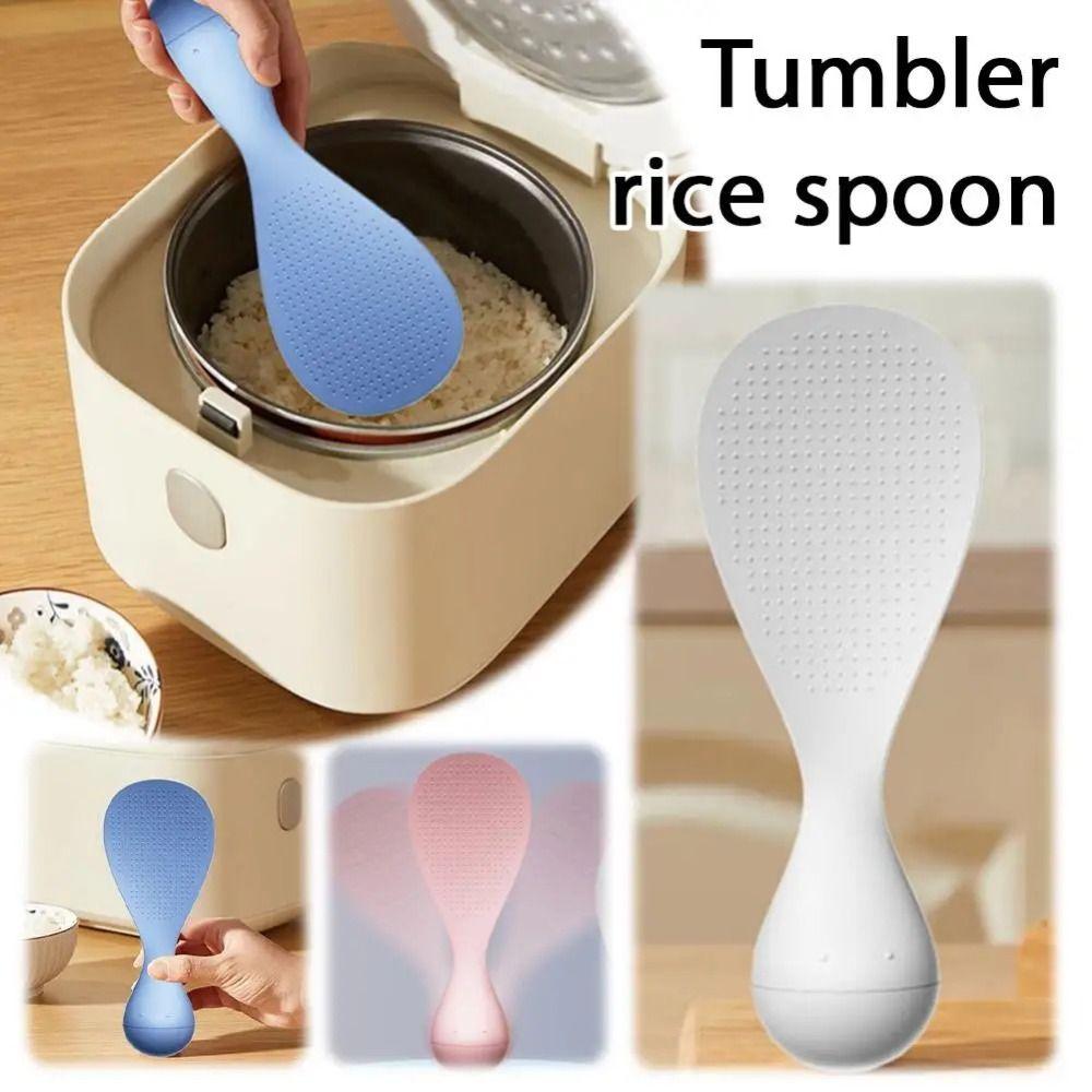 Food Grade Tumbler Rice Spoon Non-Stick Standing Rice Spoon Creative Rice Paddle  Kitchen Use