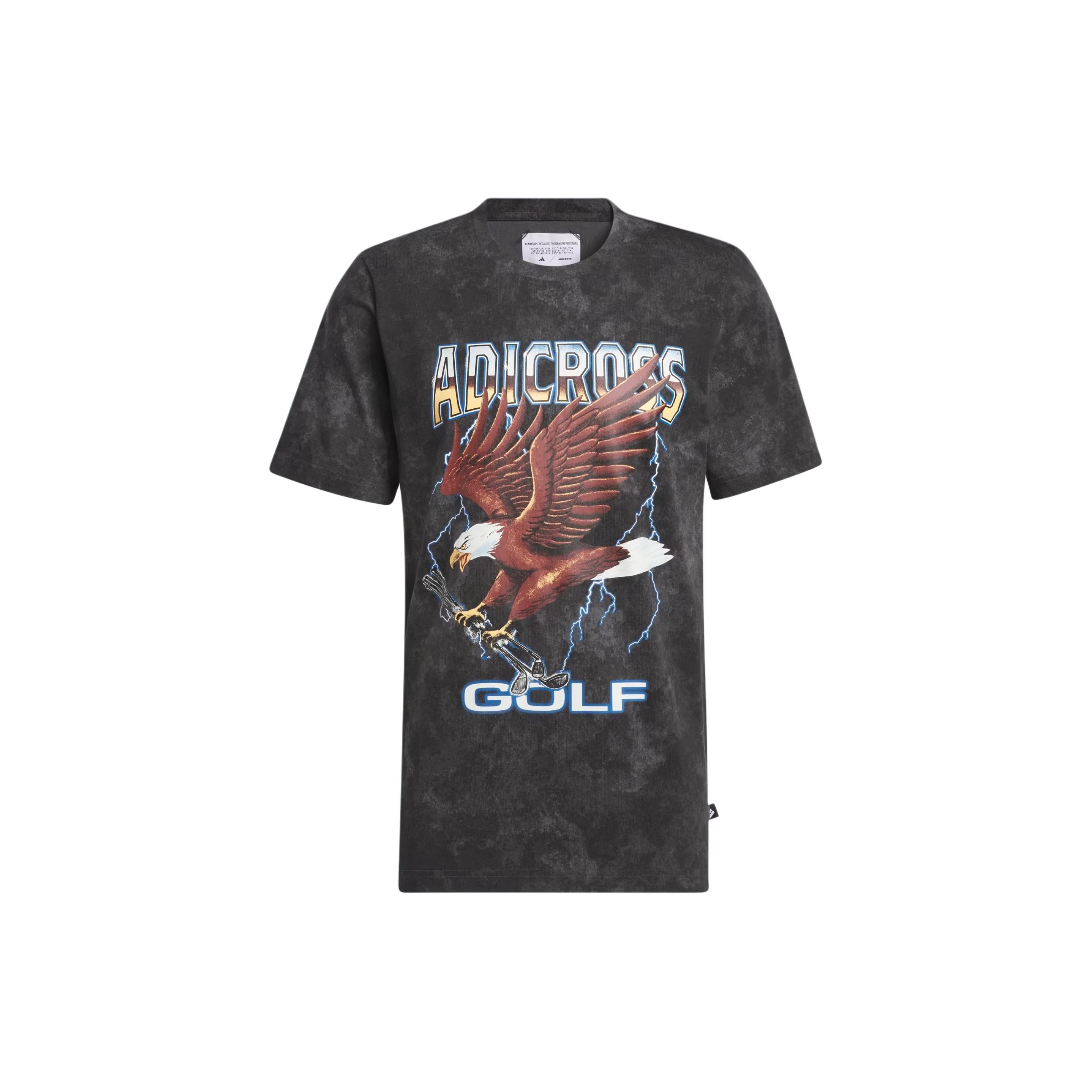

adidas Adicross Eagle Graphic Tee Grey Six Men Streetwear IM8294