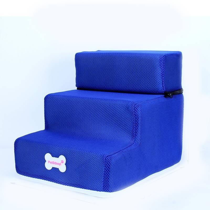 Luxurious Leather Dog Stairs For Small Dogs Perfect For Climbing Onto Sofas And Beds