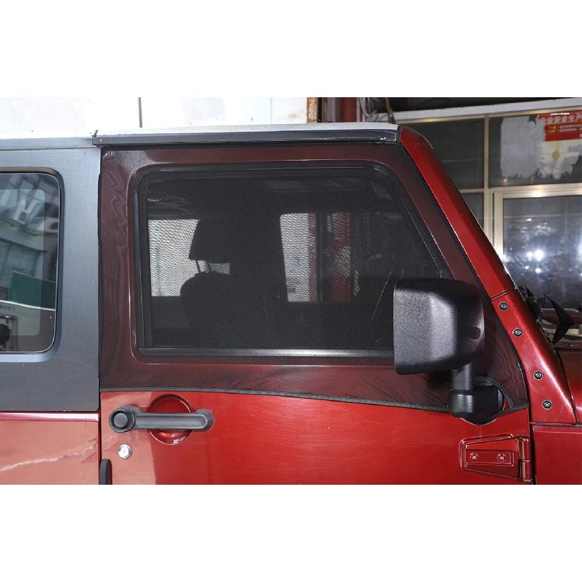 Car Sun Shade Side Window Sunshade Cover for Suzuki Jimny 2007 Up Jeep Wrangler TJ JK JL JT Dodge Charger 2010 Up Accessories