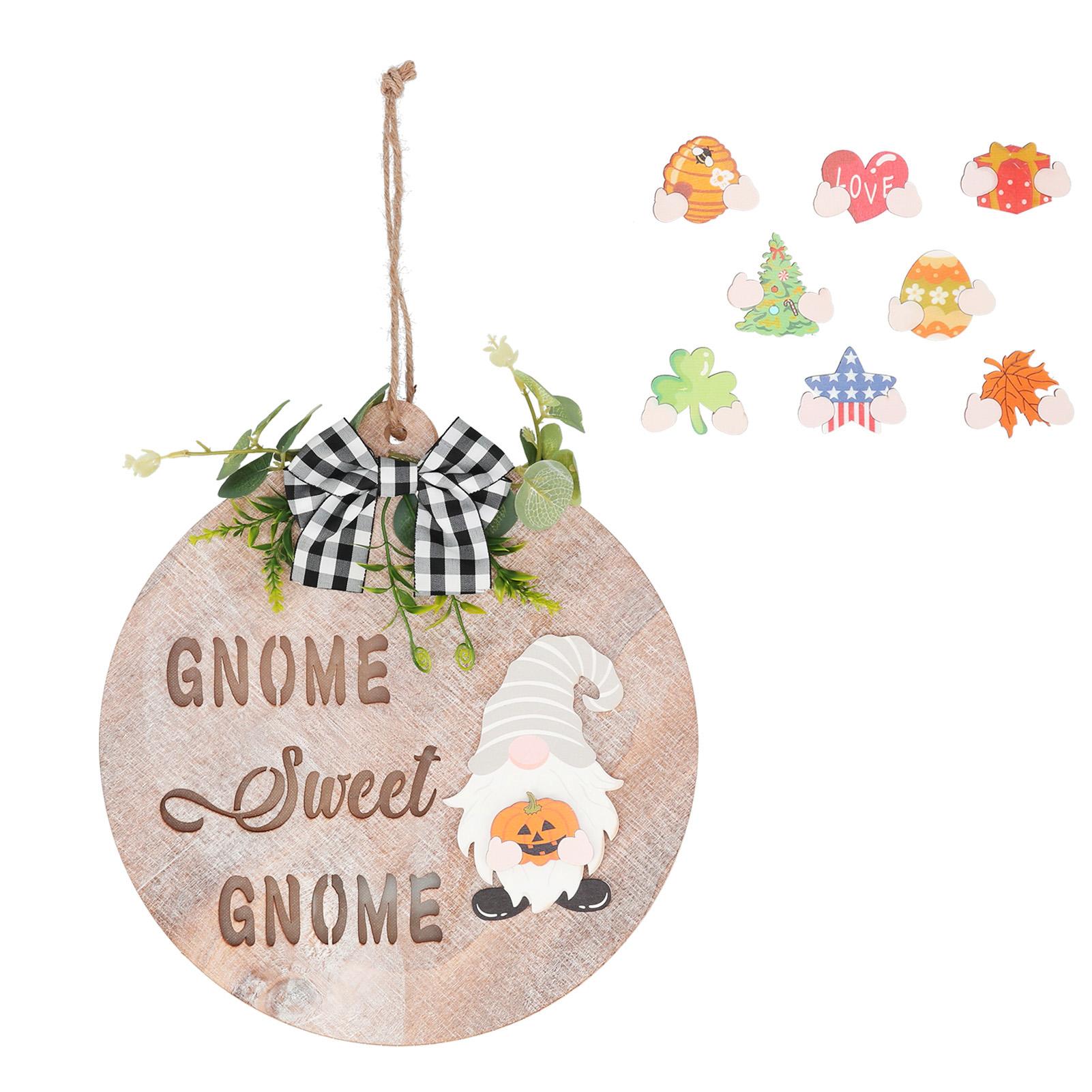Christmas Sign Exquisite Welcome Sign Front Door Decor Wooden Wall Sign for Holiday DIY