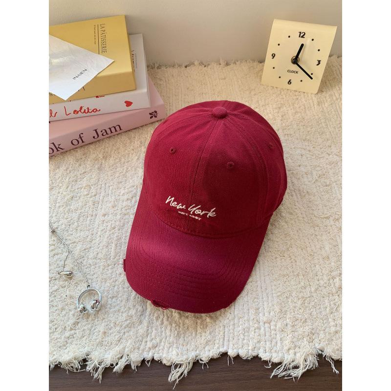 Spring And Summer Japanese Casual Letter Soft Top Cap Men'S And Women'S Versatile Street Face Small Baseball Cap