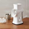 Manual Ice Crusher Easy To Use Stainless Steel No Electricity Snow Cone Machine White