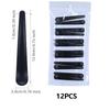 12Pcs Plastic Edge Clip Hairpin Accessories Plus Size Fish Beak Clip Hair and Duck Beak Clip Hairpin Hair Styling Tools