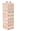 48 PCS Children's Educational Toys Early Childhood Wooden Rubber Wood Stacking Leisure Desktop Parent Child Digital Stacking Building