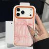 Leather Texture TPU Phone Case For iPhone 17 17e 16e 16 15 Pro Max 14 13 Pro Max 11 Bowknot Printed Soft Silicone Back Cover