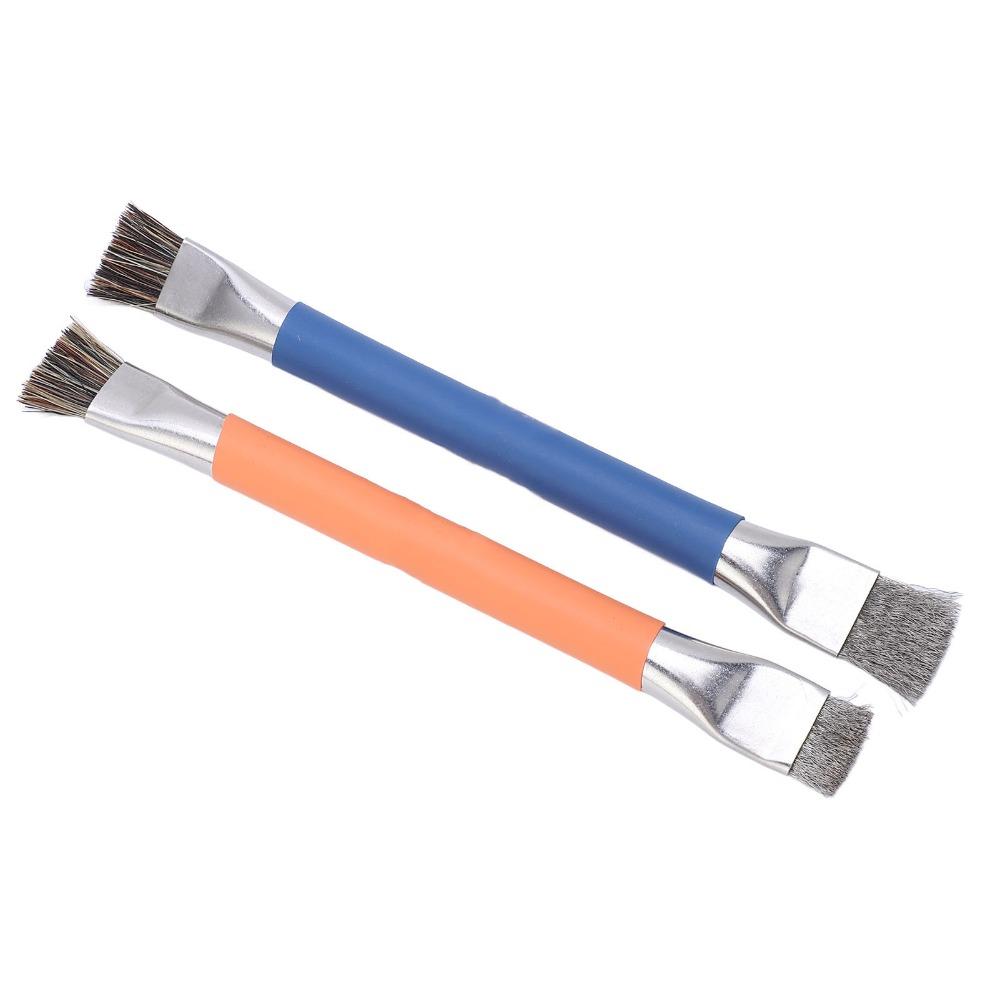 2 Stück Metallgriff Antistatische Reinigungsbürste