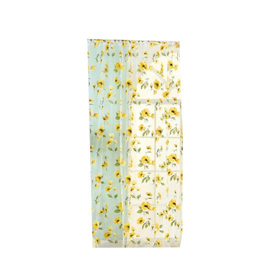 Drape Gaza Romantyczna, kwiatowa, lekka, ładnie wyglądająca zasłona okienna do pokoju z oknem