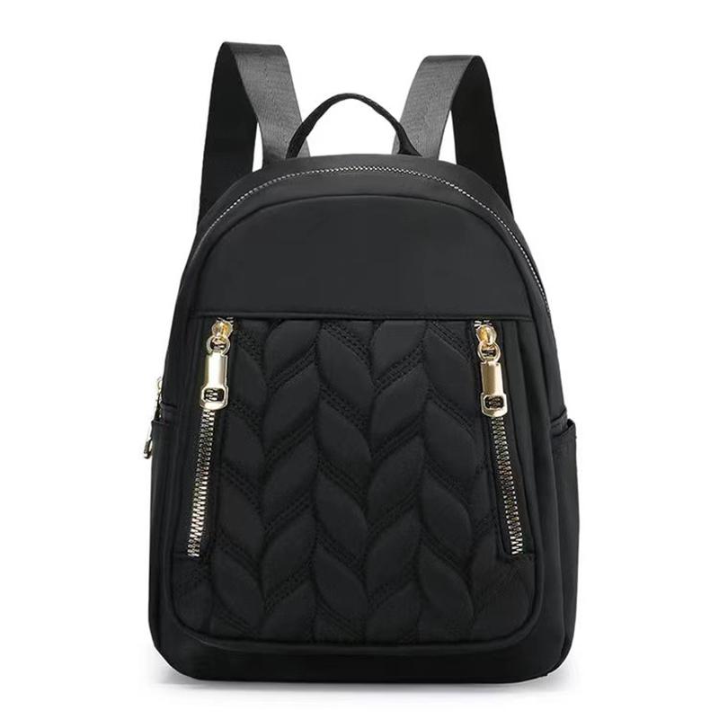 Nylon Travel Backpack Women‘S School Bags For Girls Anti-Theft Compact Shoulder Bag Packs Water-Repellent Rucksack