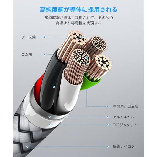 USB-Typ-C-Kabel [4er-Set 0,3 m + 1 m + 1,8 m + 3 m] etguuds Schnellladekabel Typ C High Speed??Extrem langlebiges Nylonkabel zum Übertragen auf die Datenübertragung Typ C Xperia XZ1