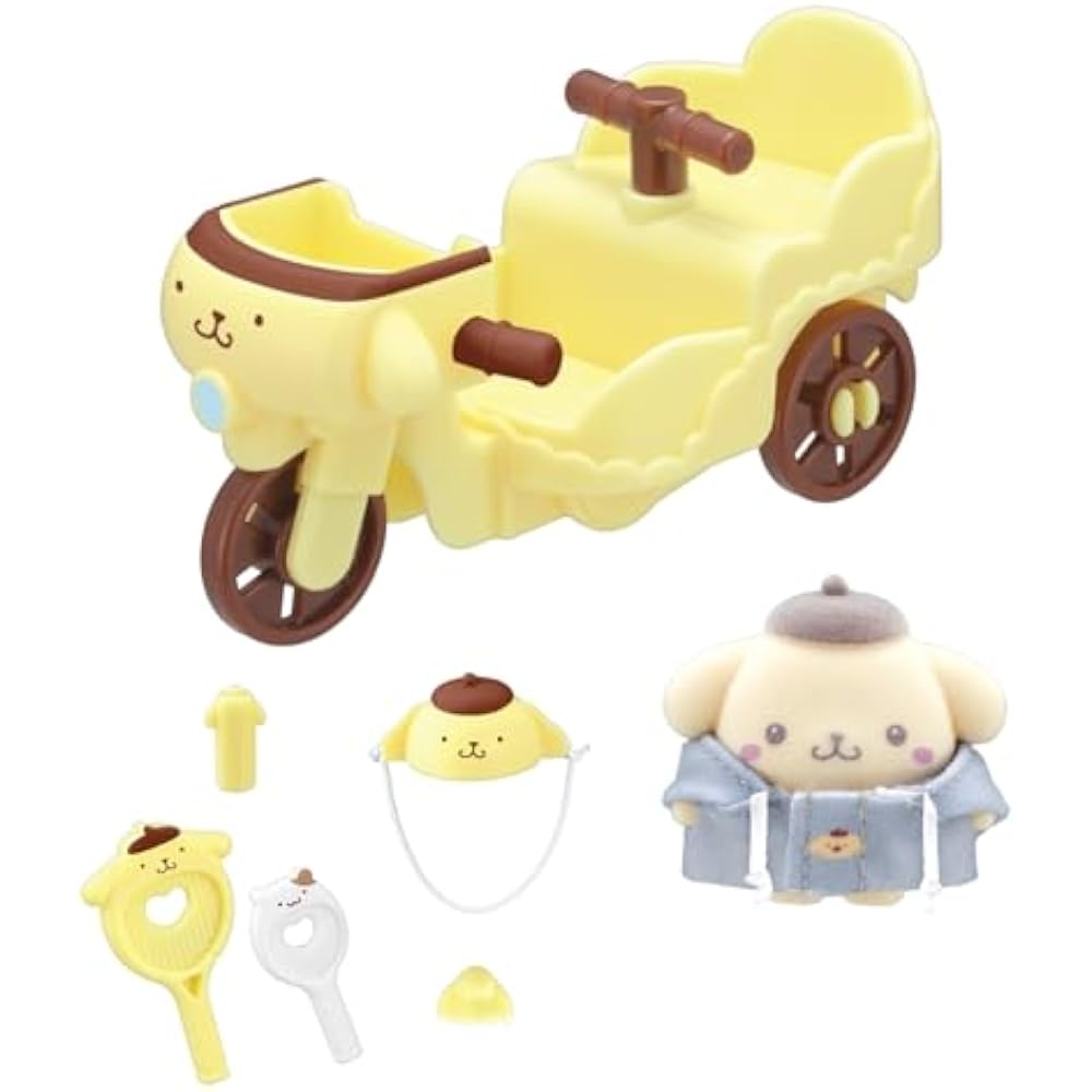 [BANDAI (BANDAI)] Petit Tomo Sanrio Characters Pompompurin Jitensha Target Age 3 and up Sanrio Ch...