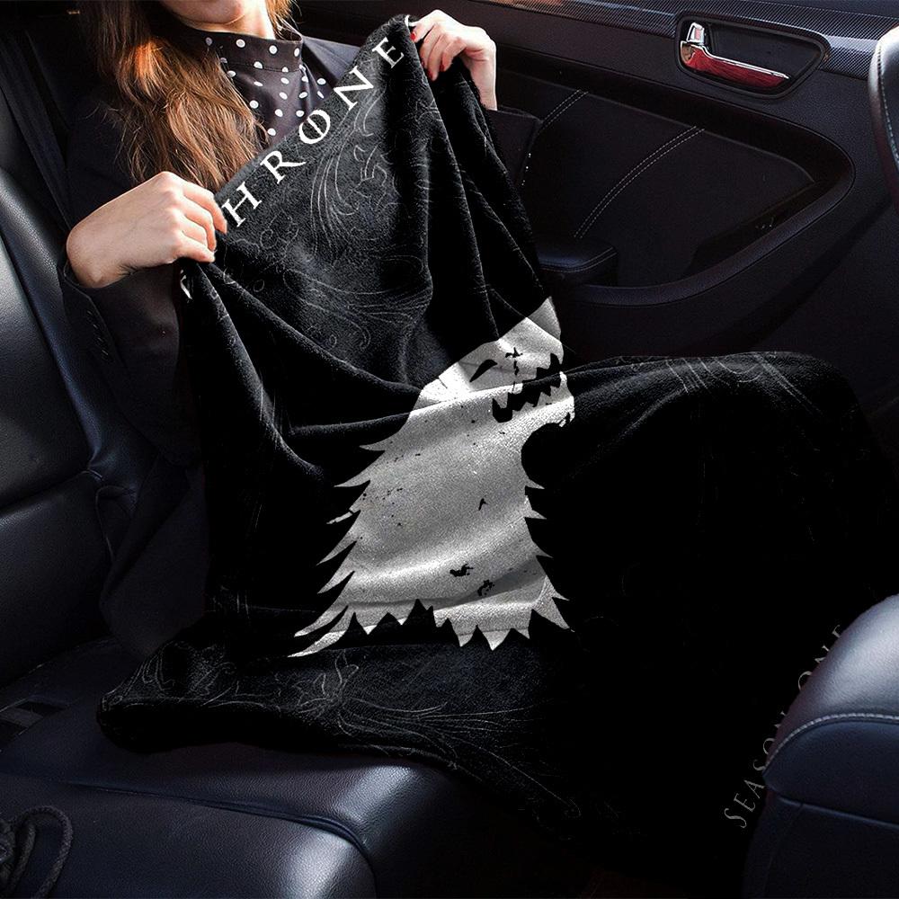 1pc GAME OF THRONES SEASON ONE Blanket Lightweight Flannel Throw for Sofa Bed Travel Camping Livingroom Office Couch Chair 1140KK
