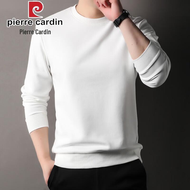 Pierre Cardin Men's Crew Neck Casual Solid Sweatshirt