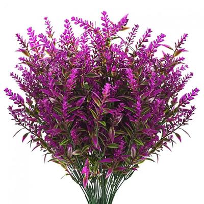 Flores Artificiais Plástico Lavanda Grama Casamento Casa Jardim Vaso para Decoração Diy Adereços de Fotografia Bonsai Interno Planta Falsa