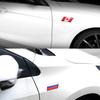 Car Front Grille Badge Body Trunk Sticker Decoration Australia Poland Germany Turkey America Italy Spain Sweden Switzerland Flag