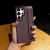 Samsung S26 Ultra/S25 Fabric Phone Case with Magnetic Strap Holder