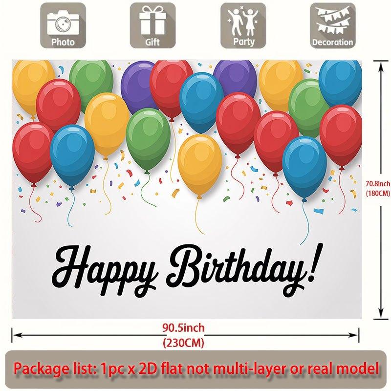 Party Backdrop New Year Balloon Confetti Flat Balloons Weddings Birthdays Parties Arch Photo Booth Background Front Door Decor
