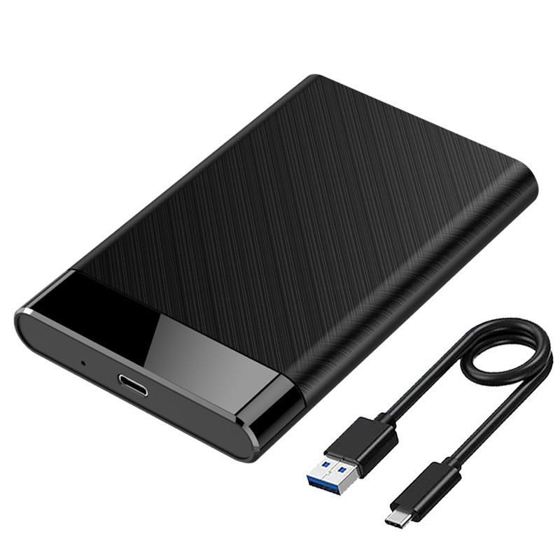 

2.5 USB 3.0 Tool-Free Type-C Portable Hard Drive Enclosure with Slide Cover