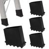 4Pcs Replacement Non-slip Rubber Folding Ladder Leg Feet Pads Foot Covers Versatile Ladder Leg Covers Ladder Feet Covers