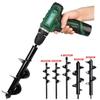 Garden Soil Loosening Spiral Drill Bit Tool