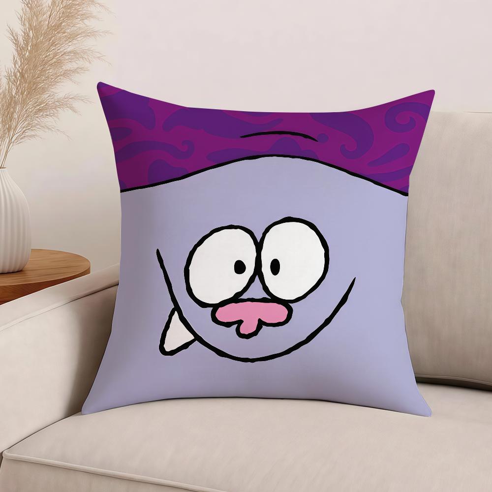 Cartoon C-Chowder Cute Pillow Case Office Cushions Suitable For Sofa Car Bedroom Decorative Cushion Cover