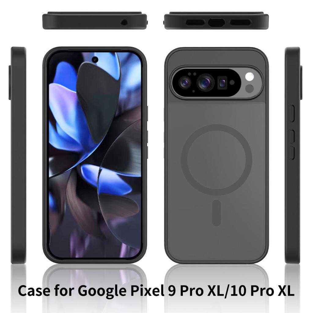 Stříbrný magnetický nárazuvzdorný kryt Google Pixel10 Pro XL