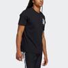 Adidas Summer Basketball Print Short Sleeve T-shirt Men Tops Black GS7188