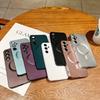 Matte Phone Case For Samsung Galaxy S26 Ultra Plus For Magsafe Magnetic Wireless Charging for Samsung Galaxy S25 Edge Cover