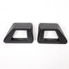 2x Carbon Fiber Rear Fog Light Tail Lamp Trim Cover For Hyundai Santa Cruz +