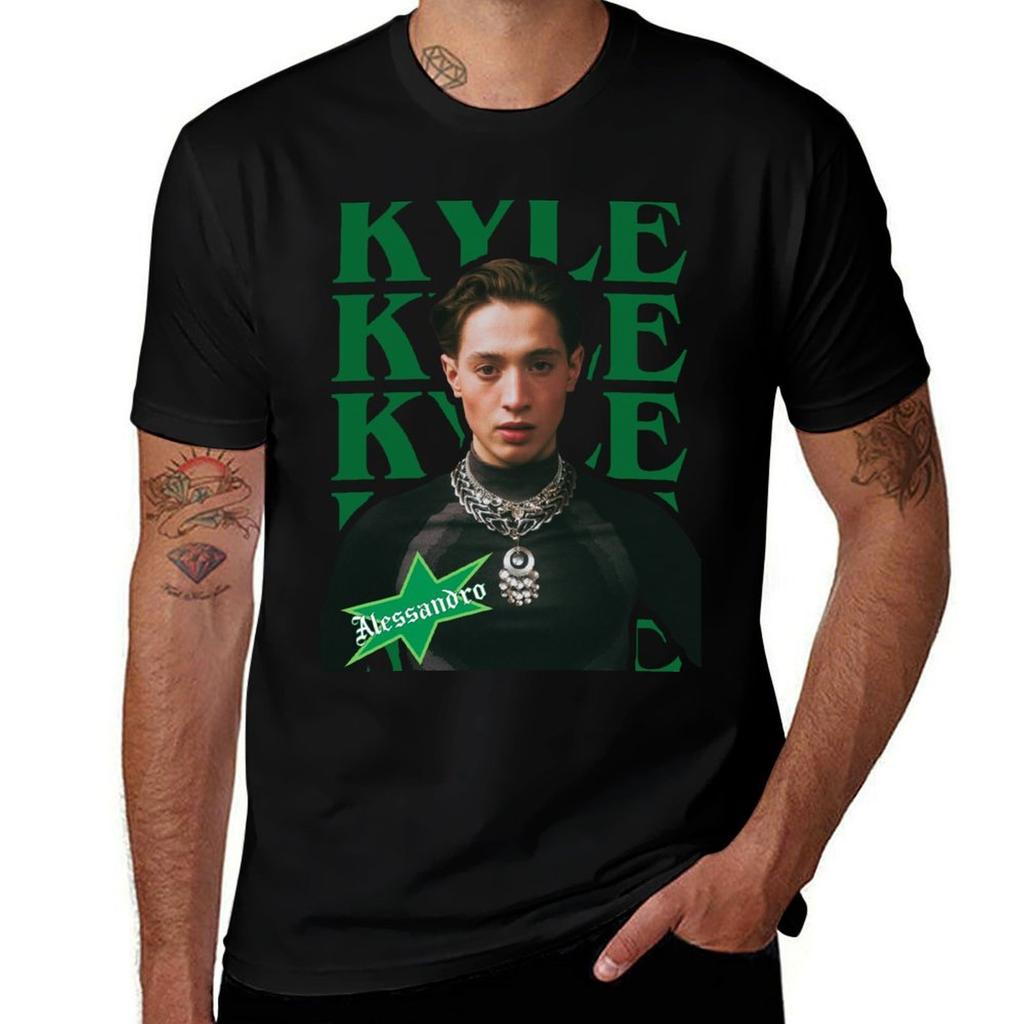 Kyle Alessandro Lighter Eurovision 2025 Norway Merch TShirt Lightweight Sport Basic TShirt