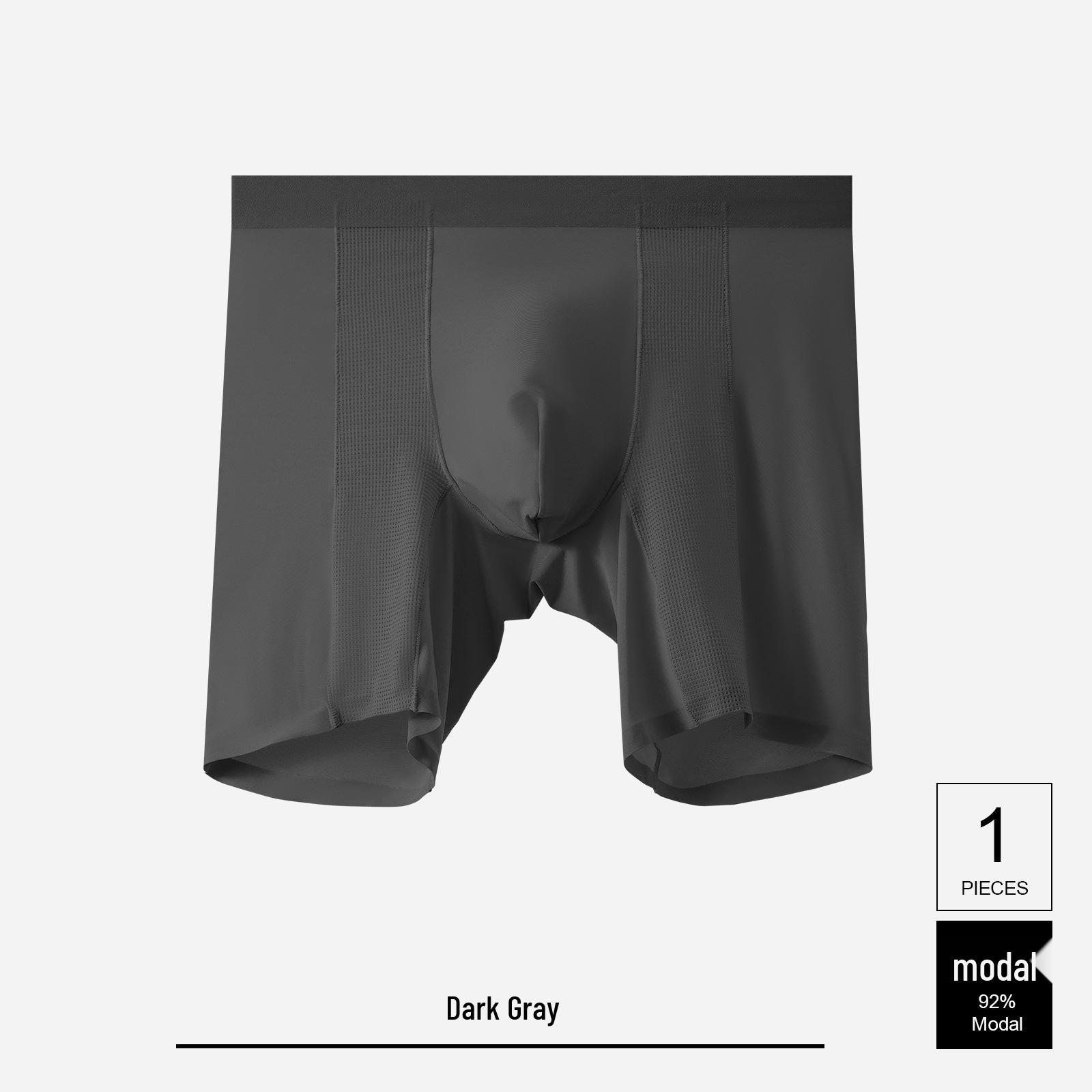 

Modal Men s Anti-Chafing Breathable Ice Silk Boxer Briefs XXXXL