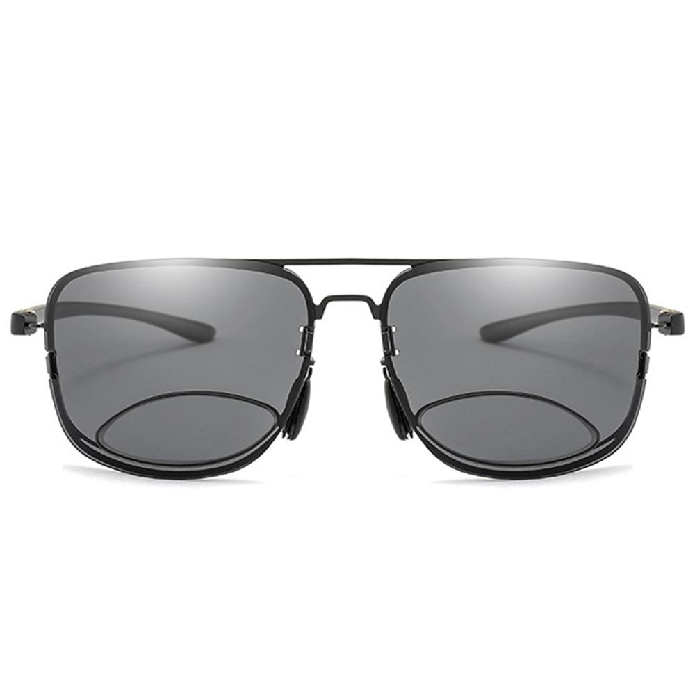 Bifocal Polarized Reading Sunglasses +0.75 +1 +1.5 +1.75 To +3.75 See Near and Far Retro Pilot Large Frame Polarized Sunglasses
