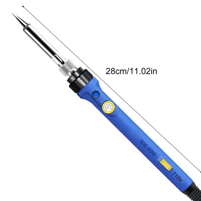 Soldering Iron Kits 60W 110V Upgraded Digital Electric Soldering Kits 200-480℃ Adjustable Temperature Welding Tool