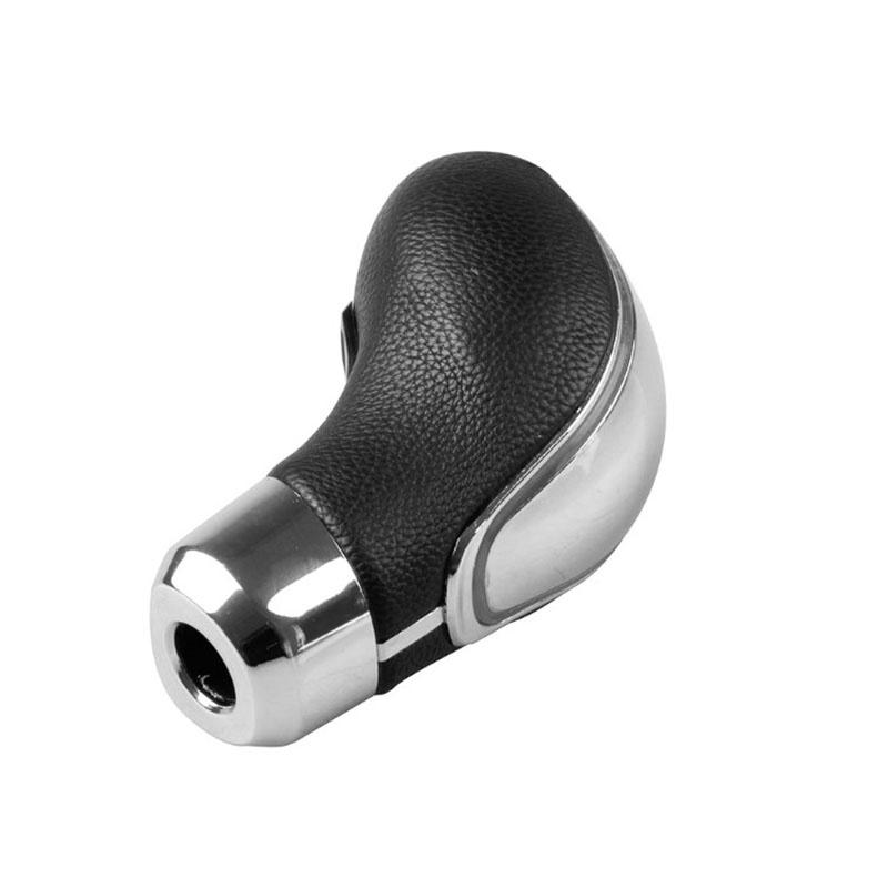 Leather Pu Car Shift Gear Lever Knob Touch Motion Activated Led Light Head