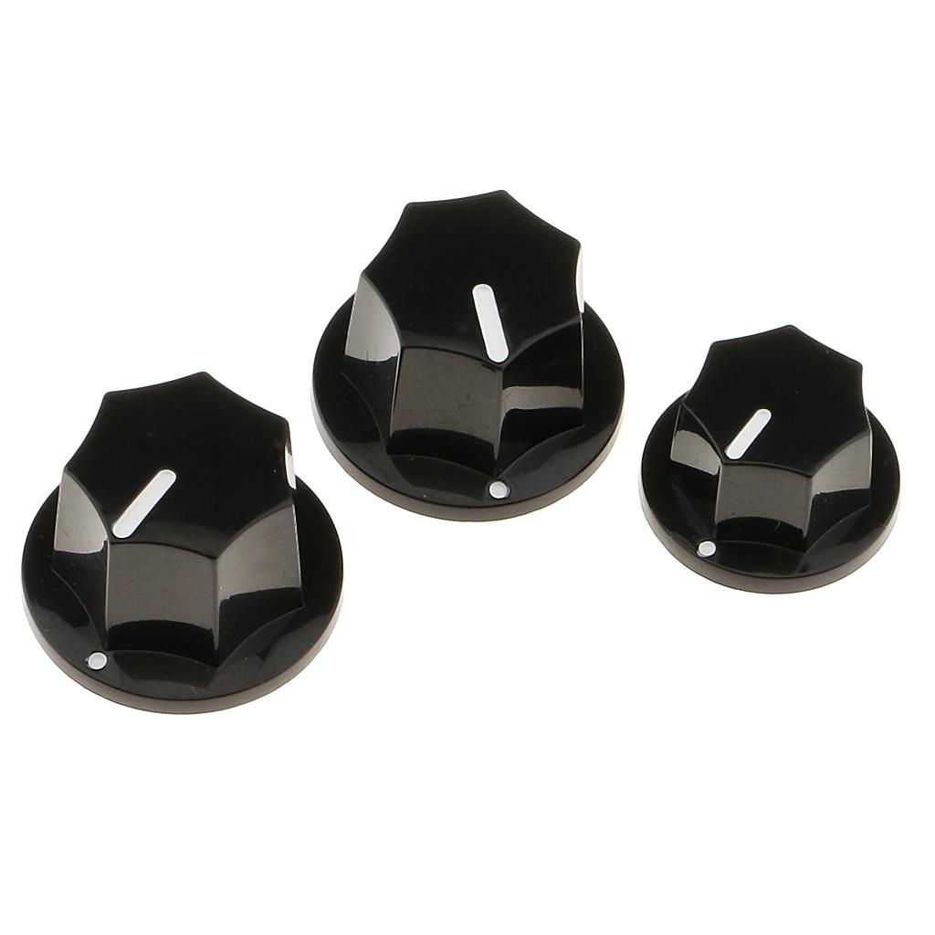 Confezione Manopole Volume Basso Elettrico JB Manopole Tono in Plastica Resistente per Chitarra Basso Jazz Upgrade Personalizzato
