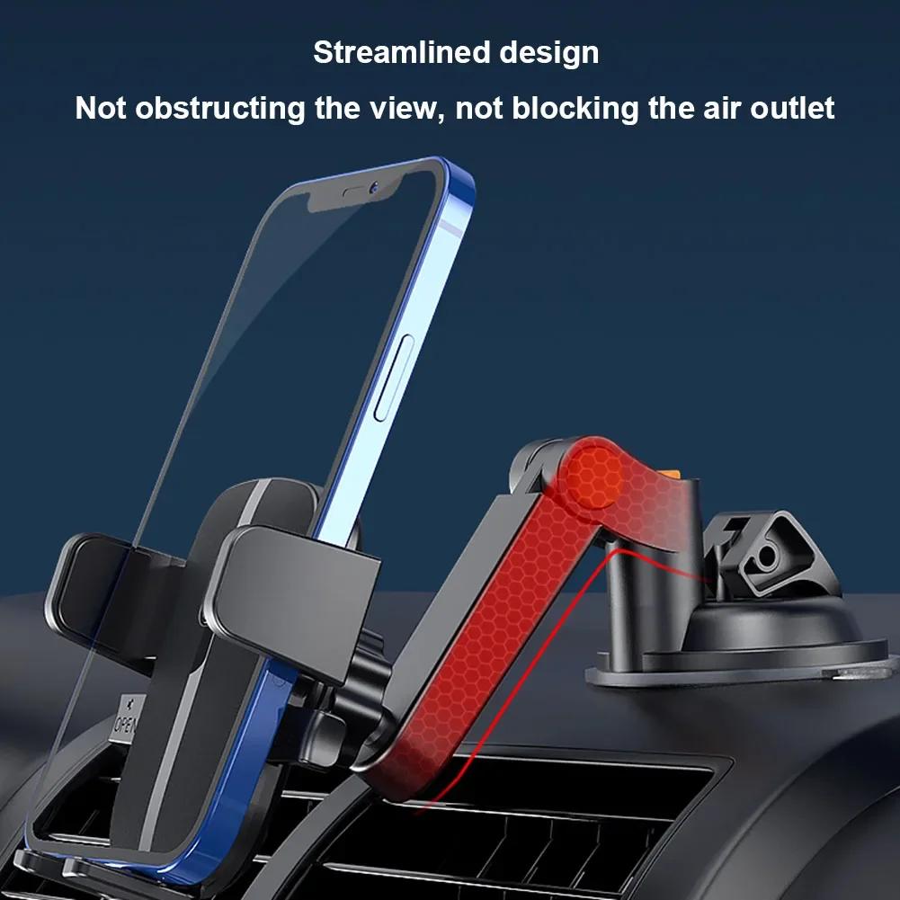 Suport telefon mobil NOU suport auto cu rotație de 360 de grade, suport de bord auto cu ventuză, accesorii auto