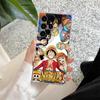 Hot One Anime P-Piece S26 Ultra Case Coque For Samsung Galaxy S25 S26 S24 S23 Ultra S22 S20 Plus S21 FE A57 5G Clear Phone Cover