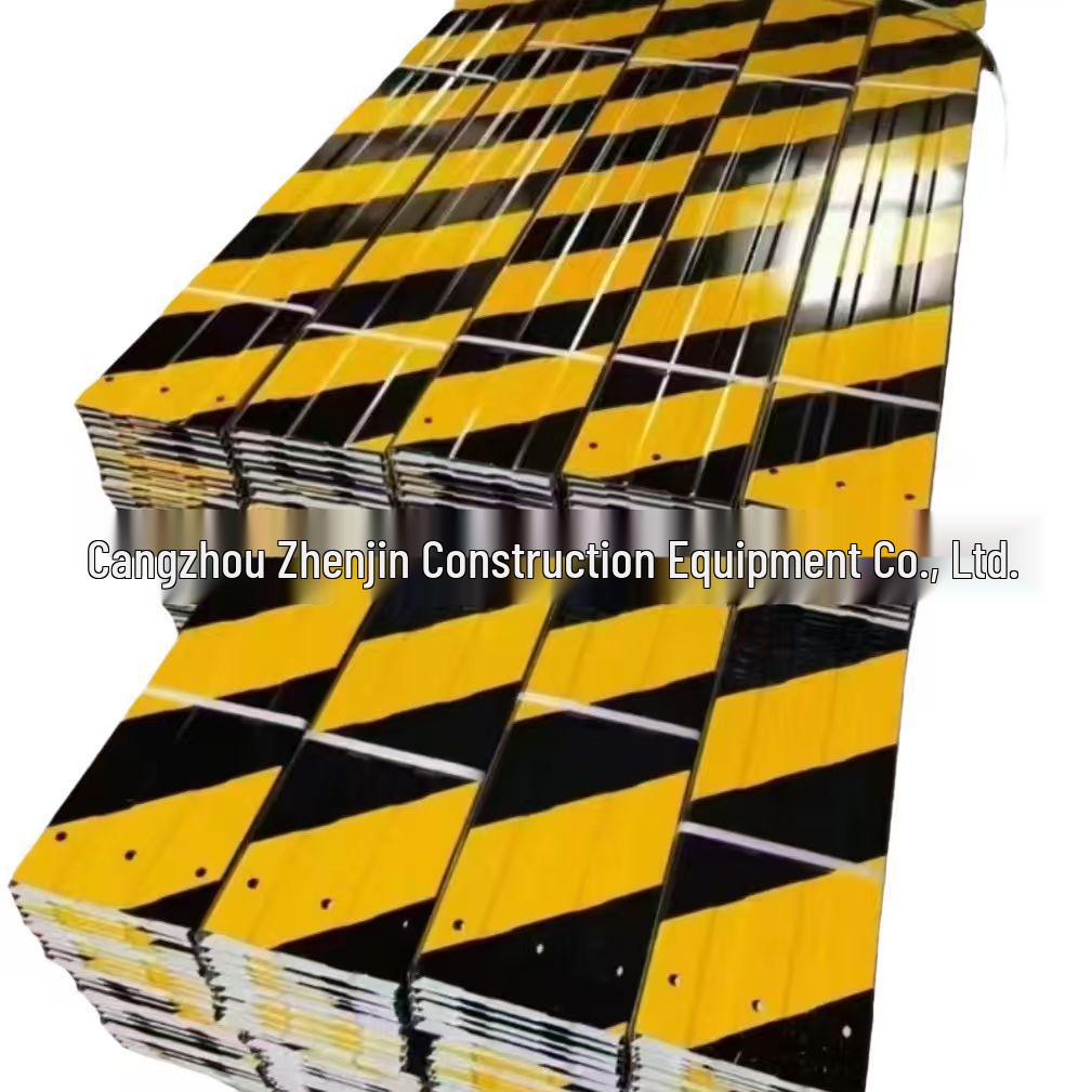

Reflective Kickboard Tape: Red/White or Black/Yellow for Construction Sites Red & White Grooved 0.14