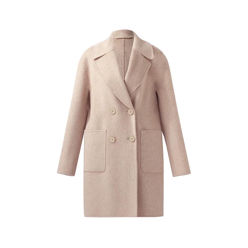 GOELIA Women's Brushed Alpaca Wool Long Coat