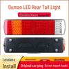 Ouman GTL Rear LED Tail Light Assembly for Foton Daimler EST: New Model for Reversing, Turning, and Braking