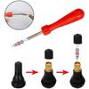 1/100pcs Copper Valve Core Car Motorcycle Bike Tire Valve Core Vacuum Tyre Valve Stems Core Remover Bicycle Auto Accessories