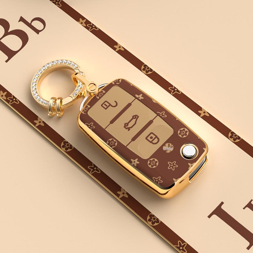 Módní kryt na klíčenku pro Volkswagen Polo, Golf, T-Cross, Tayron, Passat, CC, Sagitar