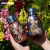 Sticlă de apă elegantă din oțel inoxidabil, izolată, de 300 ml, cu mini cană vid - Perfectă pentru băuturi calde și reci
