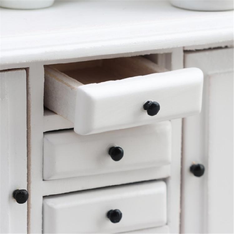 Miniature Wooden Cabinet Model For Dollhouses Accessories DIY Craft Project Bedroom Living Room Tiny House Scene Decoration
