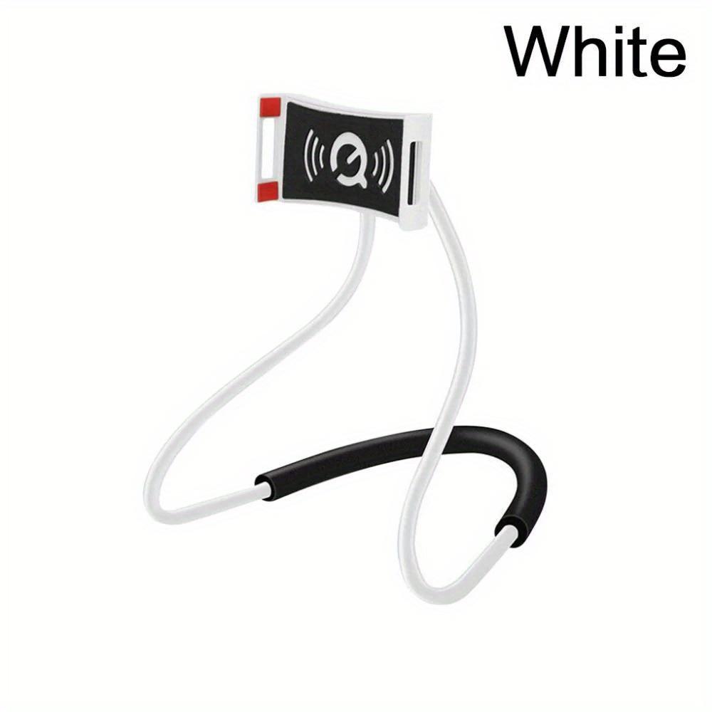 

Универсальный держатель для мобильного телефона, выдвижной, с шейным шнурком, стойка для селфи-палки, регулируемый, вращающийся на 360° держатель-крепление белый