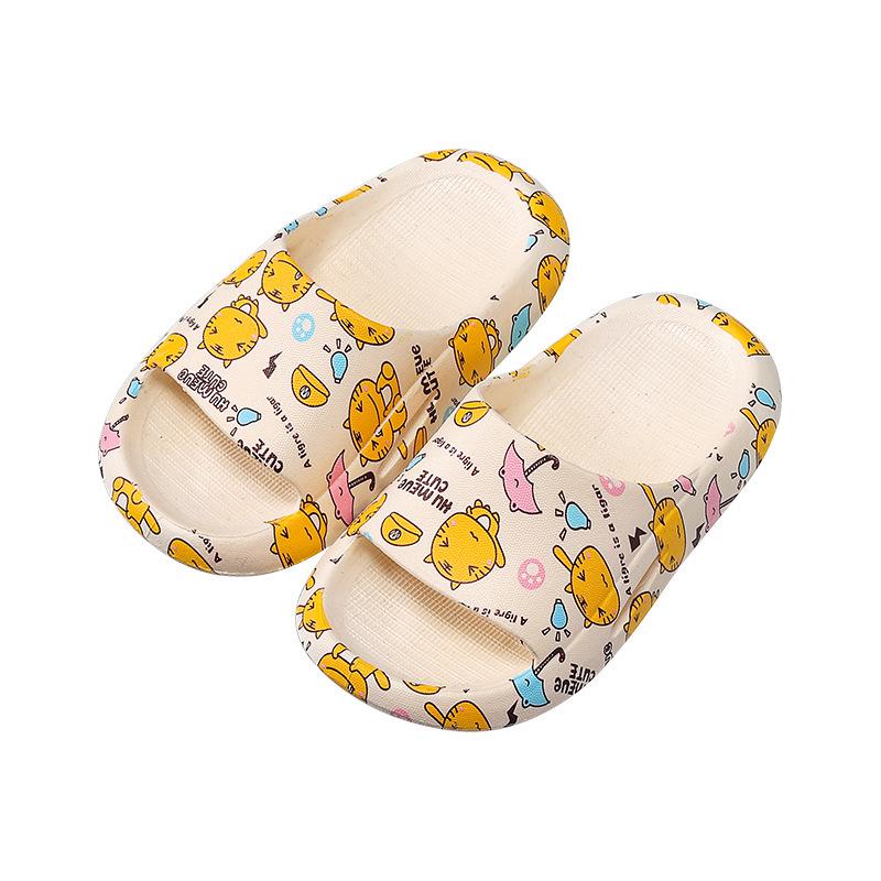 Kids' Cartoon Summer Slippers for Boys & Girls - Outdoor Use