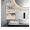 Hot-Selling Hook Wash Bag Portable Handheld Makeup Bag Foldable Dry-Wet Separation Wash Bag Travel Business Trip Storage Bag